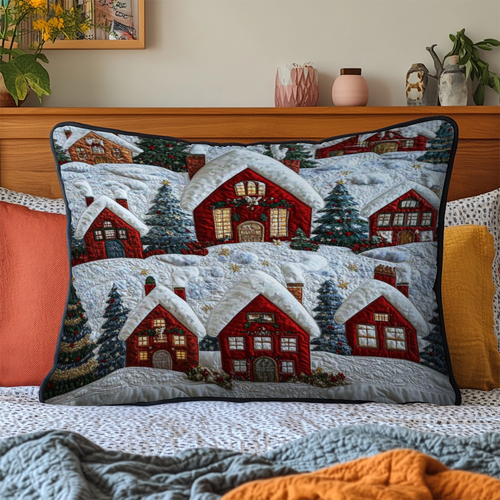 Cozy Cottage Night Quilted Bedding Pillow Case NCU0NT1737