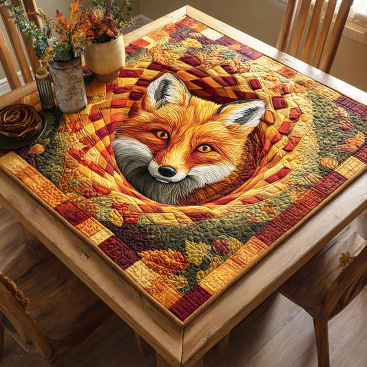 Cozy Amber Quilted Table Topper NCU0NTD339