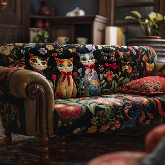 Cozy Botanica Quilted Sofa Cover NCU0PTT2140