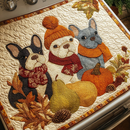 Cozy Bulldogs Crew Quilted Washer and Dryer Cover NCU0HNH057