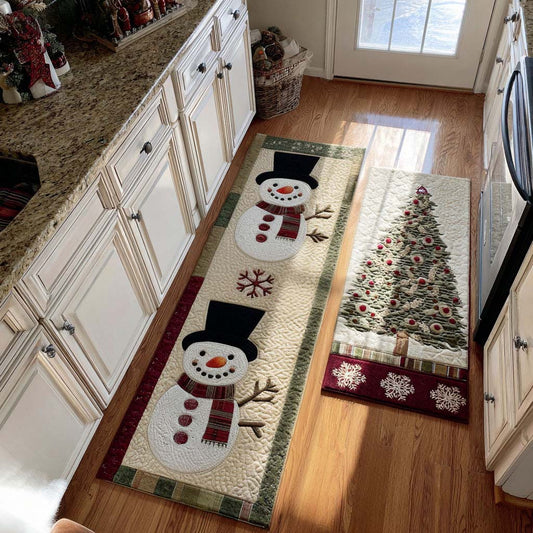 Cozy Cabin Frost Kitchen Area Rug NCU0PT10149
