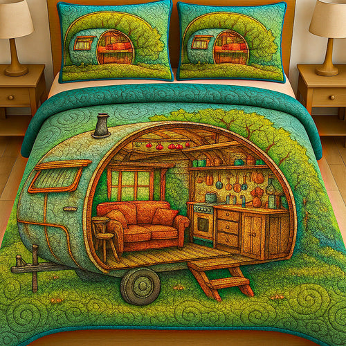 Cozy Camper Duvet Cover Set NCU0NNT394