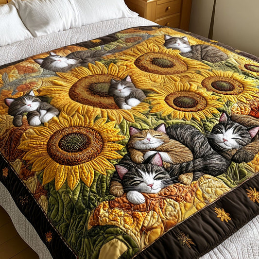 Cozy Cat Chronicles Quilted Blanket NCU0PT1875