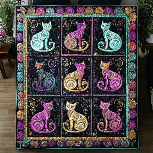 Cozy Catnap Quilted Blanket NCU0DDK220