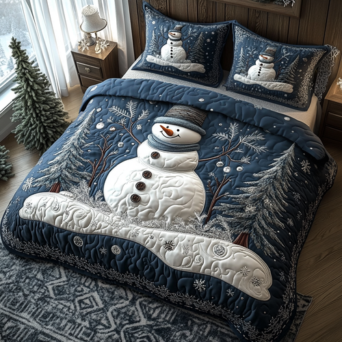 Cozy Christmas Quilted Bedding Set NCU0DV057