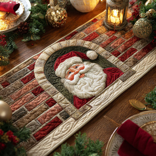 Cozy Claus Quilted Table Runner NCU0NTV535