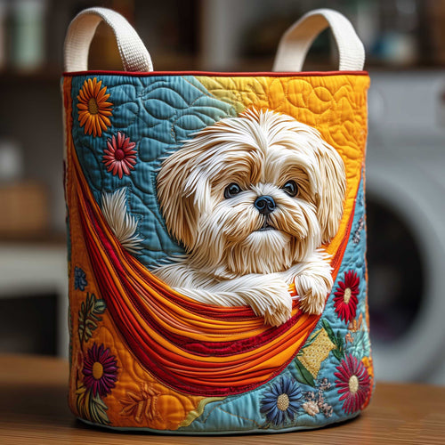 Cozy Companion Quilted Laundry Basket NCU0HTT072