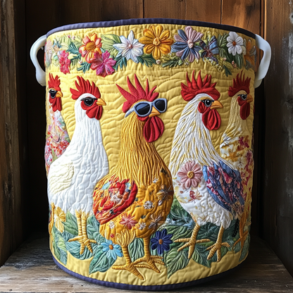 Cozy Coop Vibes Quilted Laundry Basket NCU0PTT766