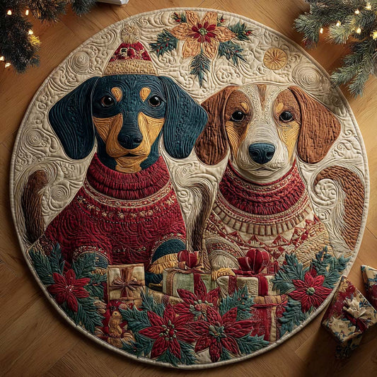 Cozy Fellowship Quilted Round Mat NCU0DQQ033