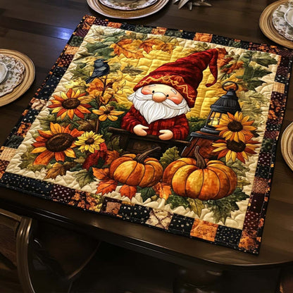 Cozy Gnome Days Quilted Table Topper NCU0NNT1222