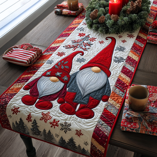 Cozy Gnome Quilted Table Runner NCU0DDK1321