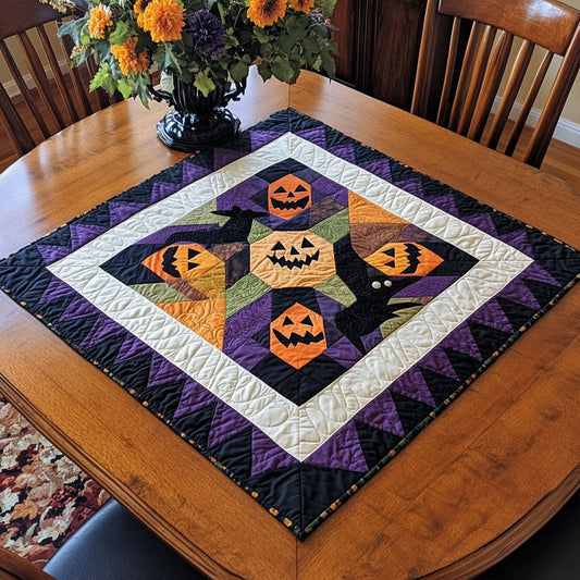 Cozy Gourd Vibes Quilted Table Topper NCU0PTT916