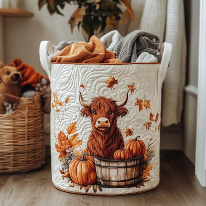 Cozy Highland Quilted Laundry Basket NCU0NNT1359