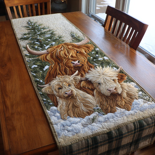 Cozy Highland Quilted Table Runner NCU0DV1569
