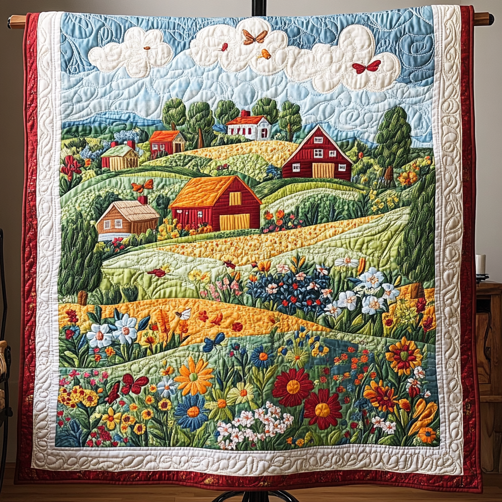 Cozy Homestead Quilted Blanket NCU0NVH085