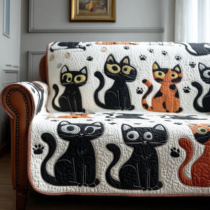 Cozy Kitty Quilted Sofa Cover NCU0NTD1322