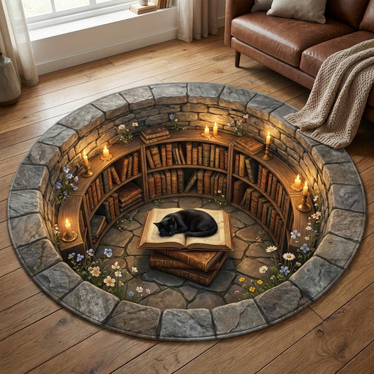 Cozy Library Round Carpet NCU0NTV998