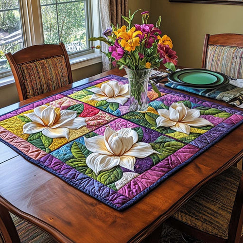 Cozy Magnolia Quilted Table Topper NCU0NNT973