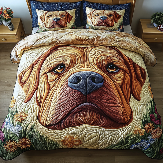 Cozy Muzzle 3-Piece Quilted Bedding Set NCU0NVH800