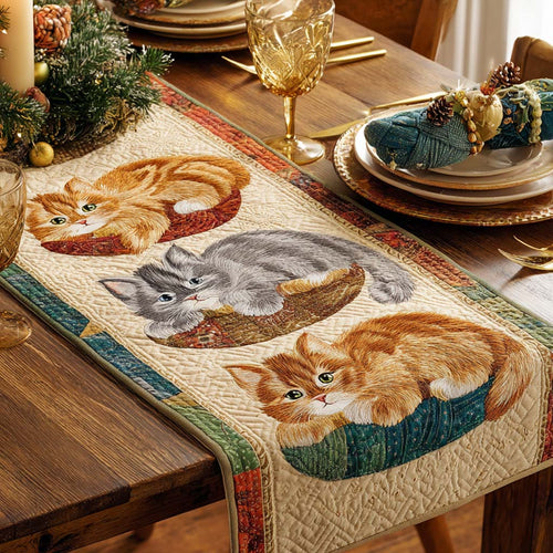 Cozy Paws Quilted Table Runner NCU0NXD691