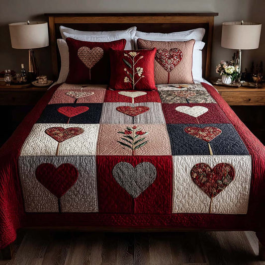 Cozy Promise 3-Piece Quilted Bedding Set NCU0DQQ0251