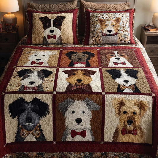 Cozy Pup 3-Piece Quilted Bedding Set NCU0NNT2673