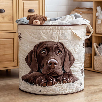 Cozy Pup Quilted Laundry Basket NCU0NNT1745