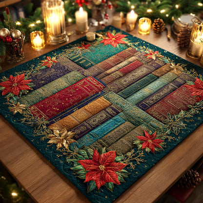 Cozy Reads Quilted Table Topper NCU0NTV617