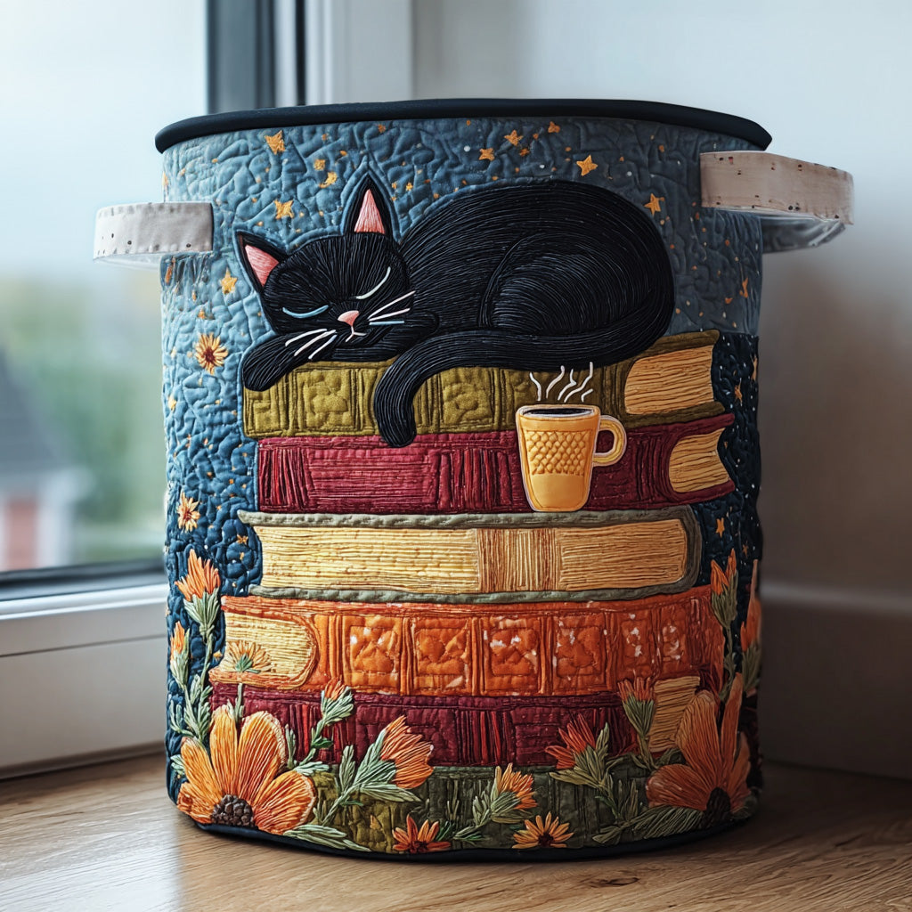 Sunset Shih Tzu Quilted Laundry Basket NCU0HNH713 main image 0
