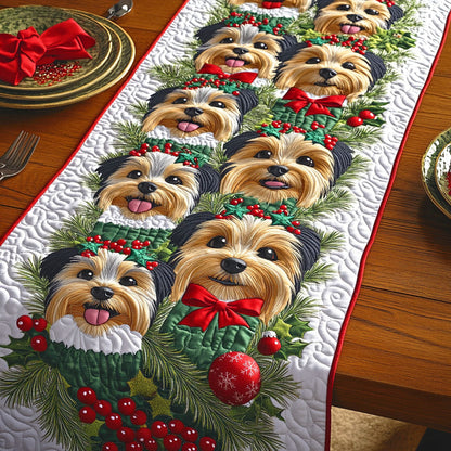 Cozy Terrier Quilted Table Runner NCU0NTD565
