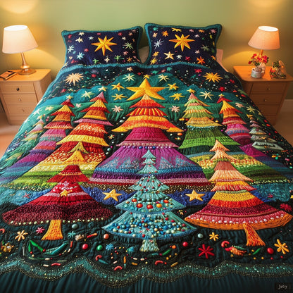 Cozy Tree Dreamscape 3-Piece Quilted Bedding Set NCU0PT2106