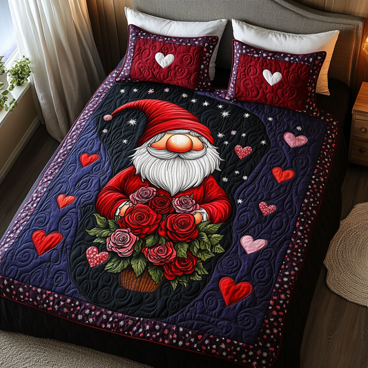 Cozy Valentine 3-Piece Quilted Bedding Set NCU0TL2308