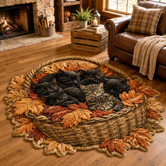 Cozy Whiskers Custom Shape Area Rug NCU0NTD2167