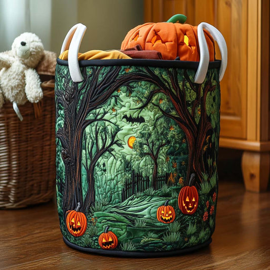 Creepy Cutie Quilted Laundry Basket NCU0NNT1463