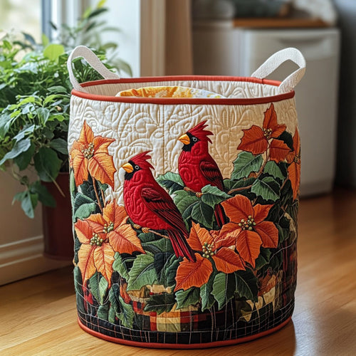 Crimson Watch Quilted Laundry Basket NCU0DV811