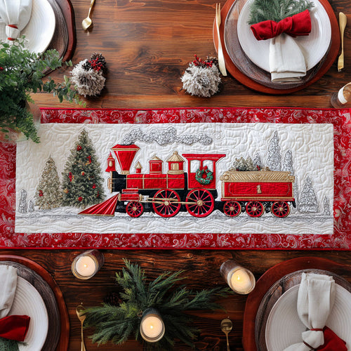 Crimson Cargo Quilted Table Runner NCU0NTV351