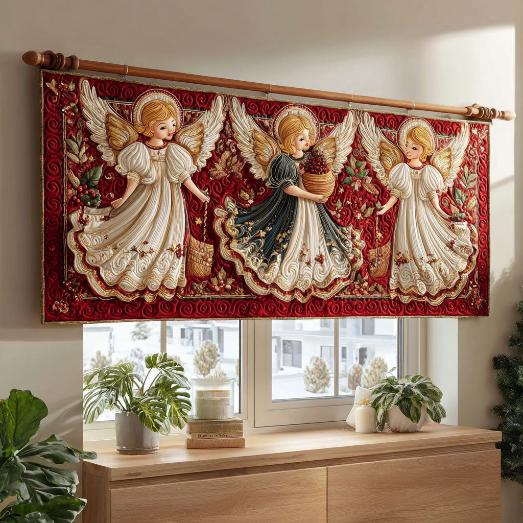 Crimson Choir Quilted Valance NCU0NTV503