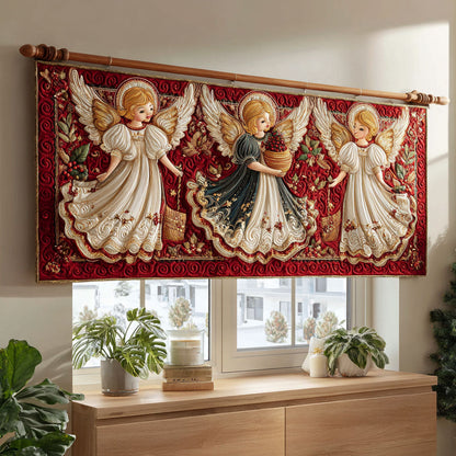 Crimson Choir Quilted Valance NCU0NTV503