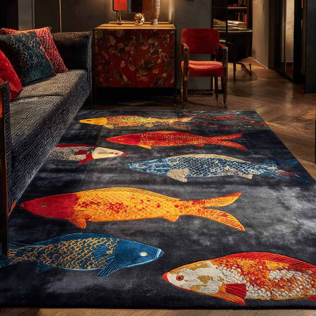 Crimson Current Area Rug NCU0NXD1665