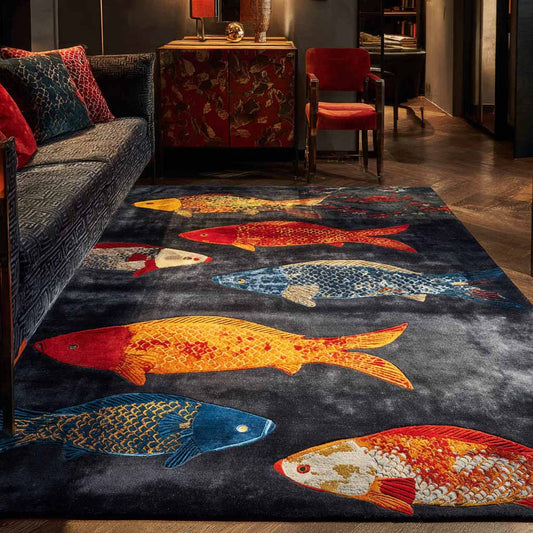 Crimson Current Area Rug NCU0NXD1665