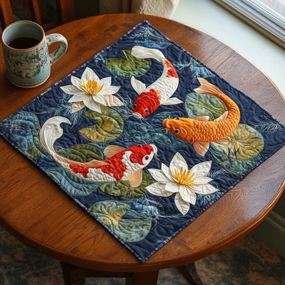 Crimson Drift Quilted Table Topper NCU0DV661