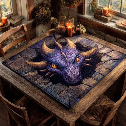 Crimson Gaze Quilted Table Topper NCU0NXD433