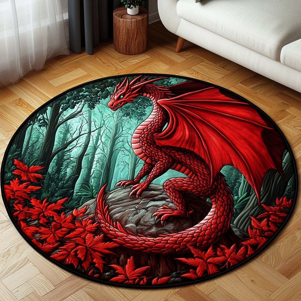 Golden Dominion CP2807011CL Quilted Round Mat main image 0