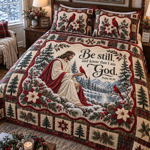 Crimson Grace 3-Piece Quilted Bedding Set NCU0PTT3491