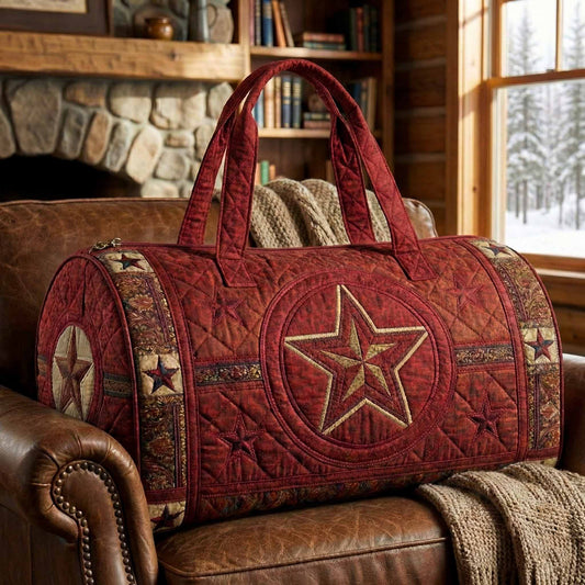 Crimson Honor Quilted Duffle Bag NCU0NXD1790