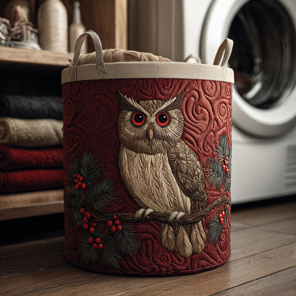 Crimson Owl Laundry Basket NCU0HNH120