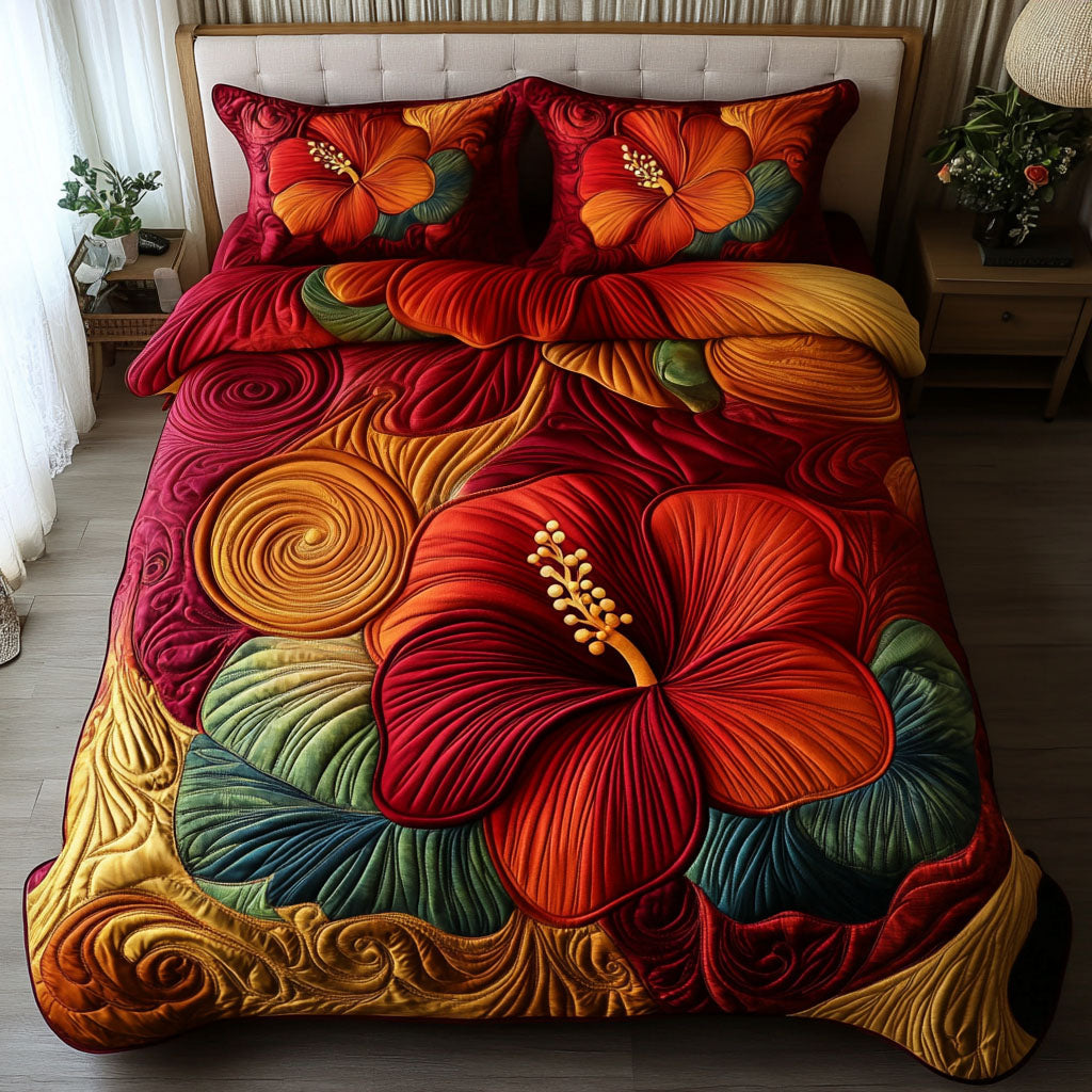 Crimson Petal Swirl Duvet Cover Set NCU0NNT458