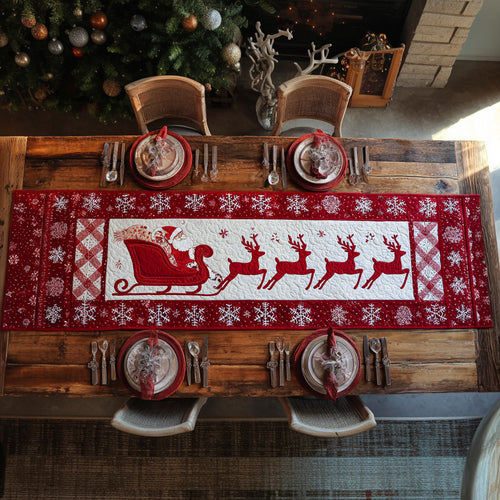 Crimson Runner Quilted Table Runner NCU0HNH559