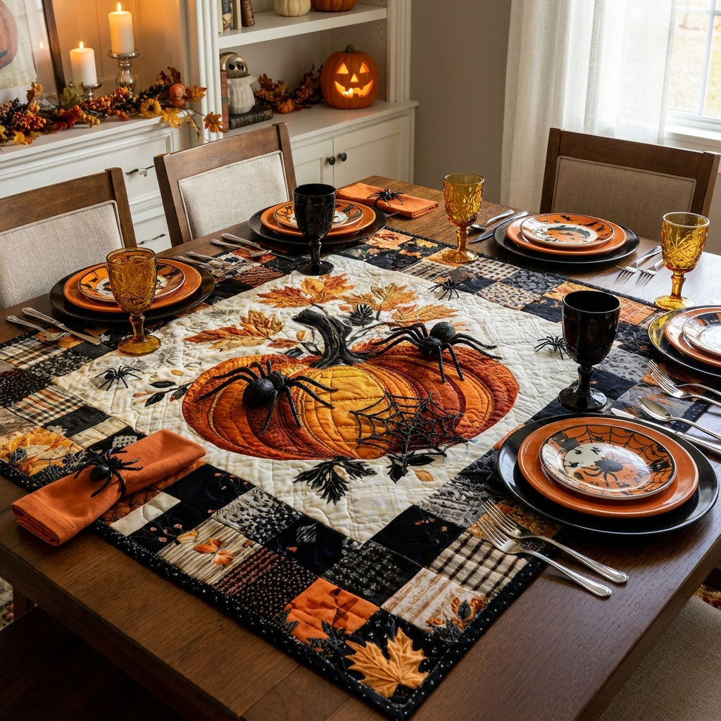 Crisp Patch Morning Quilted Table Topper NCU0PTT846