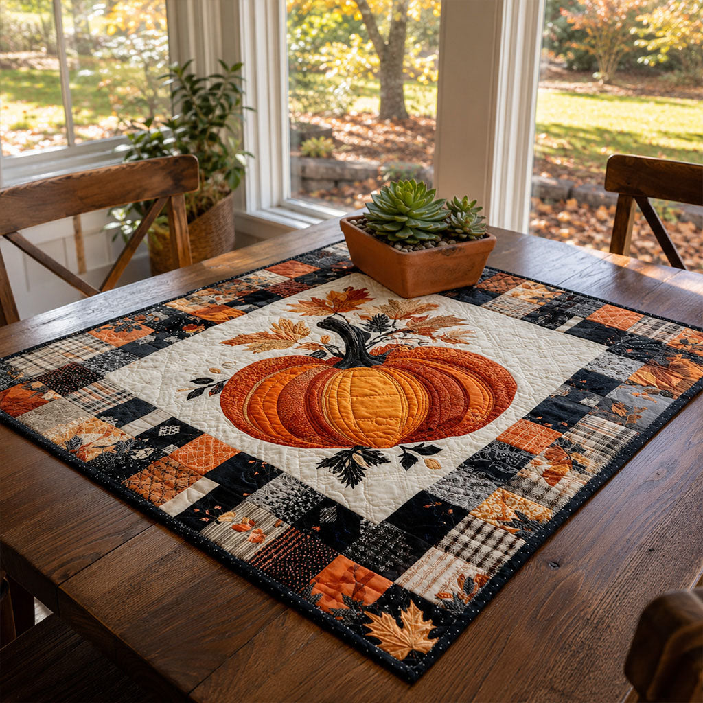 Crisp Patch Morning Quilted Table Topper NCU0PTT846